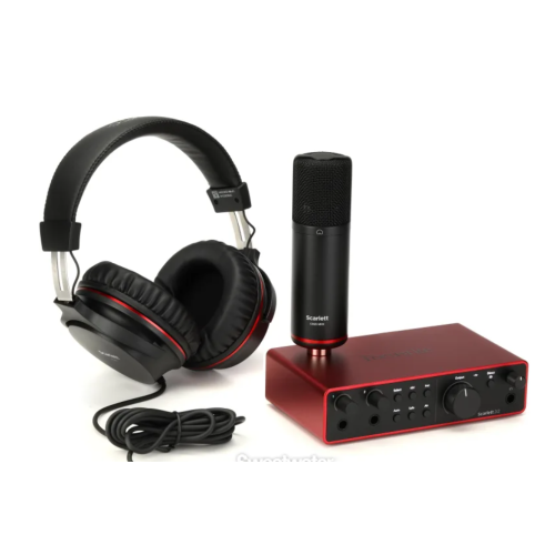 Focusrite Scarlett 2i2 Studio Recording Bundle (4th Gen)