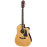 Aria AWN15CELN Semi Acoustic Guitar - Natural (LEFT Handed)