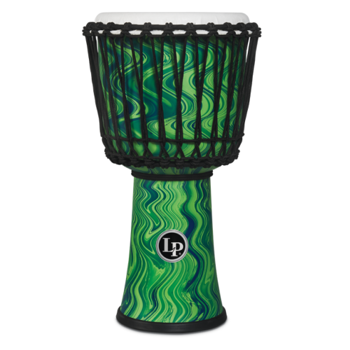 Latin Percussion 10" Rope Tuned Circle Djembe - Green