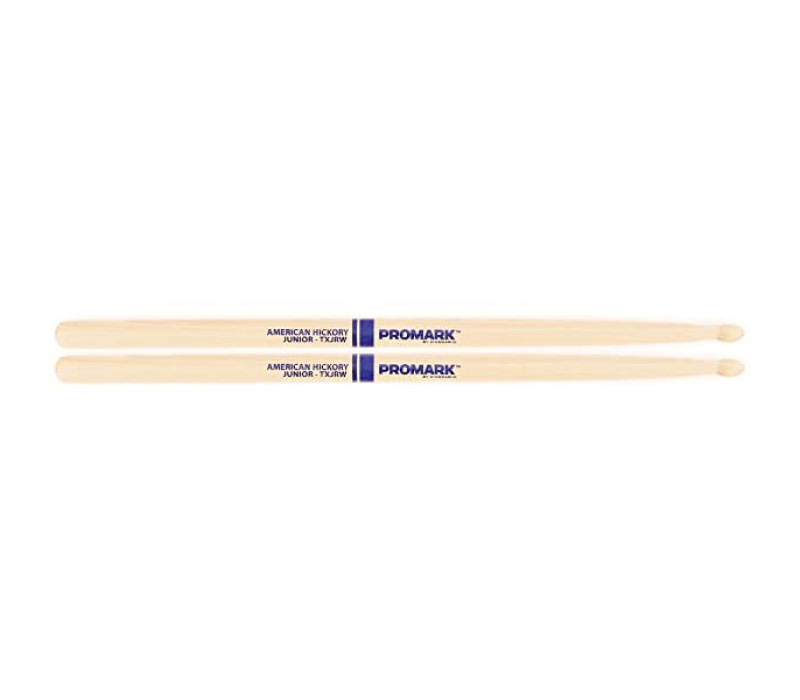 Promark TXJRW American Hickory Drum Sticks for Kids (Pair)