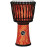 Latin Percussion 10" Rope Tuned Circle Djembe - Orange Marble