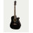 Aria AWN15CEBK Semi Acoustic Guitar - Black