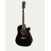 Aria AWN15CEBK Semi Acoustic Guitar - Black