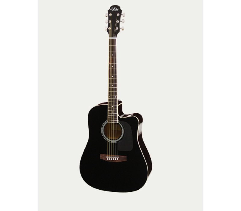 Aria AWN15CEBK Semi Acoustic Guitar - Black