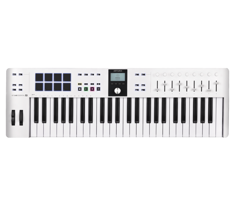Arturia KeyLab Essential 49 MK3 White MIDI Keyboard