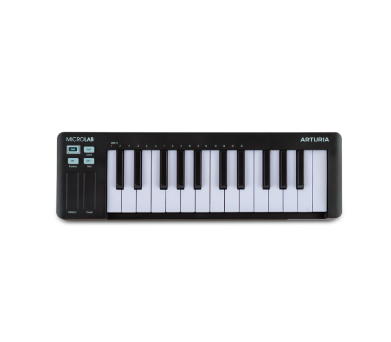 Arturia MicroLab MK3 MIDI Controller - Black