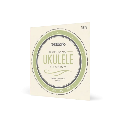 D'Addario EJ87S Titanium Ukulele Strings (Soprano)