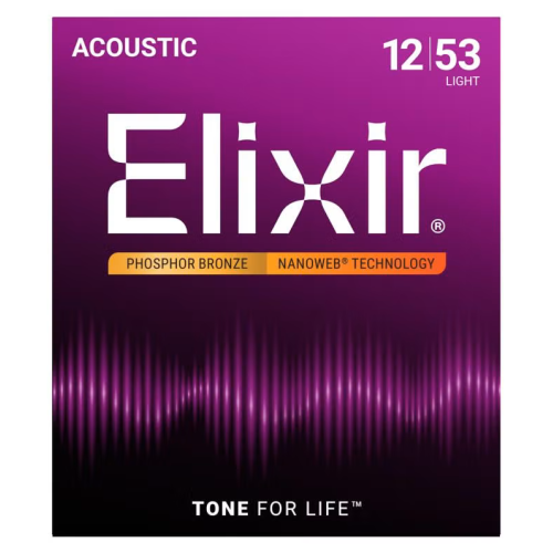 ELIXIR ACOUSTIC PHOSPHOR BRONZE WITH NANOWEB COATING - 16052
