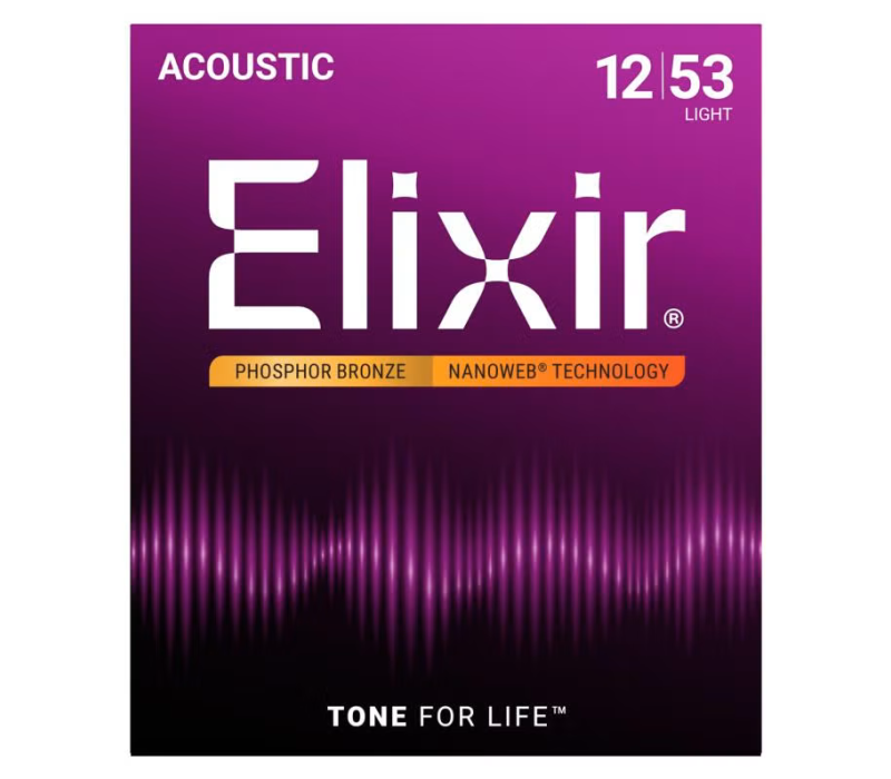 ELIXIR ACOUSTIC PHOSPHOR BRONZE WITH NANOWEB COATING - 16052