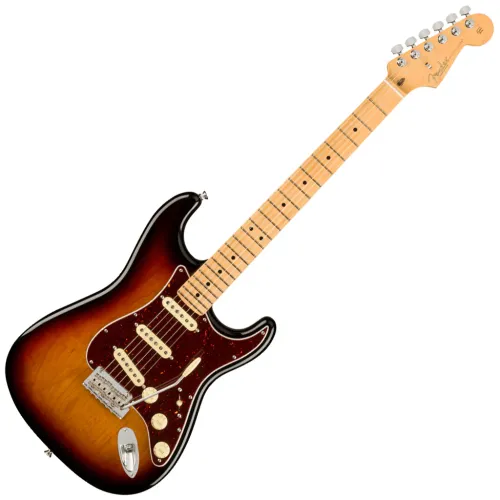 Fender American Professional II Stratocaster Electric Guitar Maple in 3 Tone Sunburst - 113902700