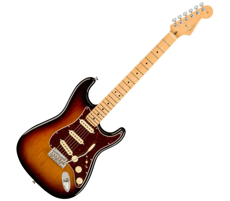 Fender American Professional II Stratocaster Electric Guitar Maple in 3 Tone Sunburst - 113902700