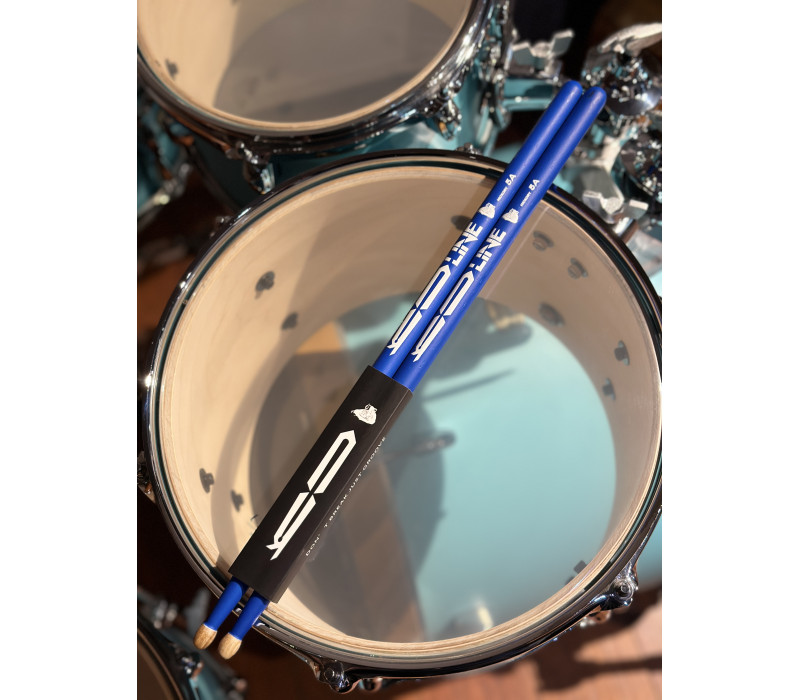KV Line 5A Drum Sticks - Neon Blue
