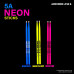 KV Line 5A Drum Sticks - Neon Blue