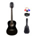 Kadence Frontier Series | Black 34″ Acoustic Guitar with Combo