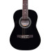 Kadence Frontier Series | Black 34″ Acoustic Guitar with Combo
