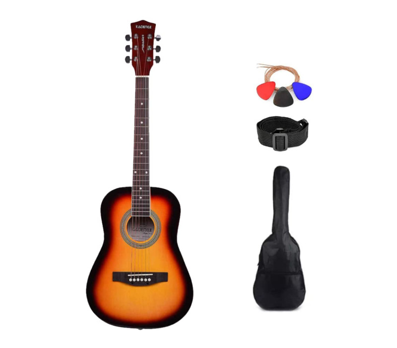 Kadence Frontier Series | Sunburst 34″ Acoustic Guitar