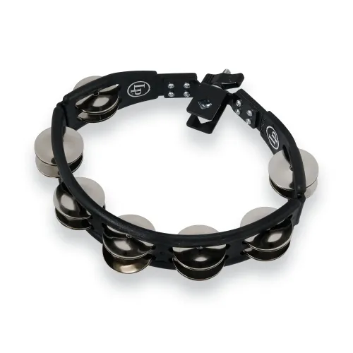 LP Cyclops Mounted Tambourine, Steel - Black