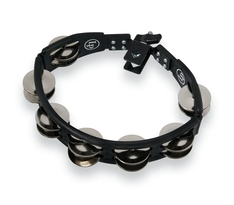 LP Cyclops Mounted Tambourine, Steel - Black