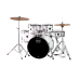 Mapex Comet CM5044FTCFH 20/10/12/14/14S Complete Drum set, (White Thin Grain)