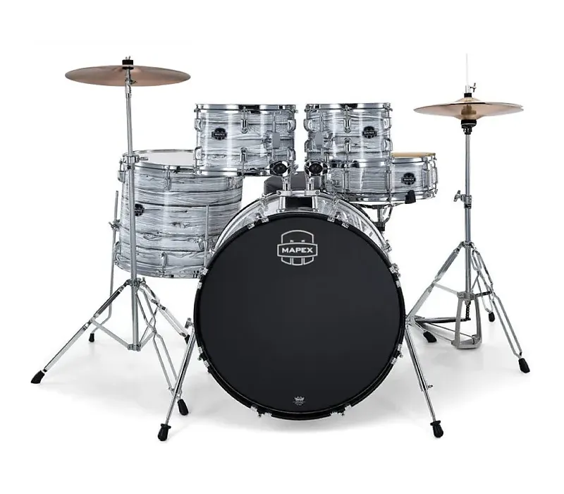MAPEX Comet CM5044FTCFI Drum Set White Marblewood