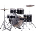 MAPEX CM5294FTCDK Comet Series Drum Set, Standard Size, Dark Black