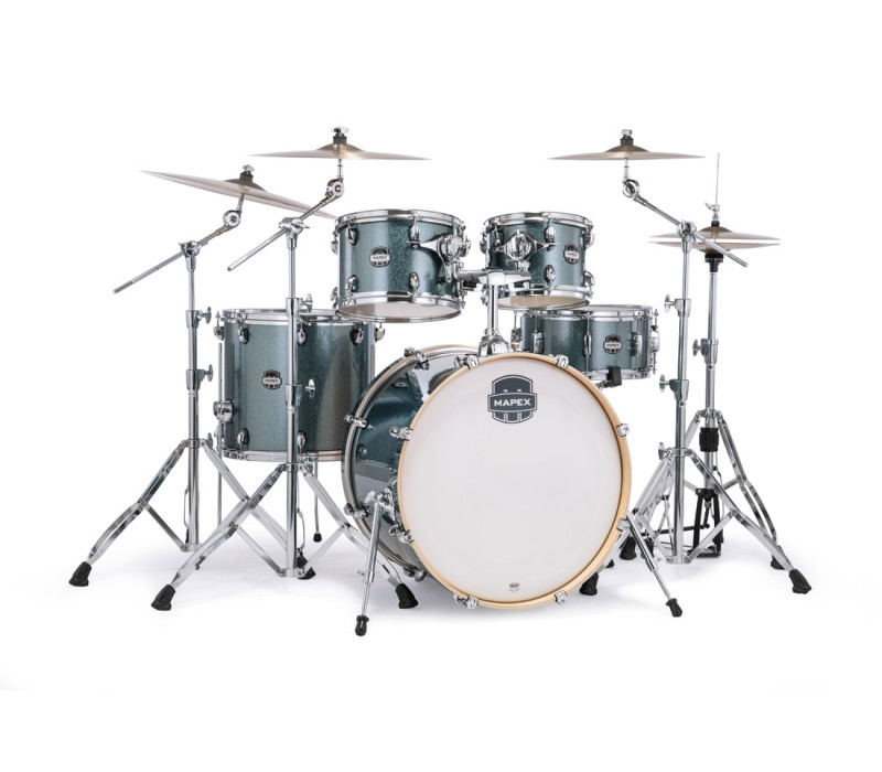 Mapex MA529SFMI MARS BIRCH DRUM  5 PIECE SHELL PACK WITH HP6005 HARDWARE PACK (TWILIGHT SPRAKLE)