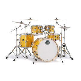 Mapex MA529SFYD MARS BIRCH 5 PIECE SHELL PACK WITH HP6005 HARDWARE PACK (SUNFLOWER SPRAKLE)