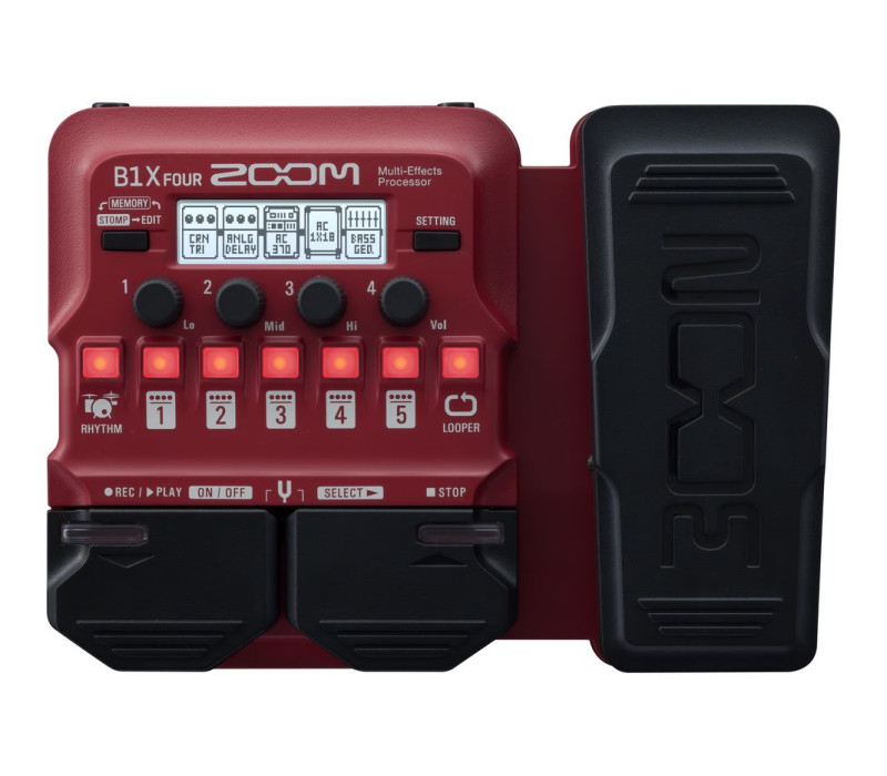 ZOOM B1X FOUR Bass Multi-Effects Pedal